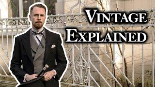 What is "vintage" clothing?