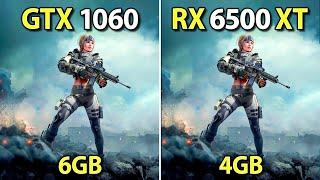 GTX 1060 vs RX 6500 XT - Tested in 15 Games (2025)