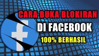 CARA BUKA BLOKIRAN DI FACEBOOK