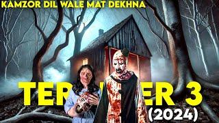 TERRIFIER 3 (2024) New Slasher Movie Explained in Hindi | Wrong Turn Se Khatarnak | Survival Movie