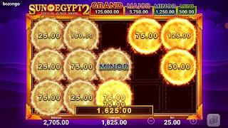 Sun of Egypt 2, 3 000 $ one minutes