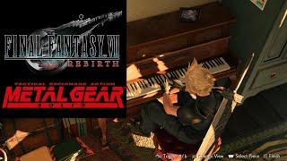 Cloud plays "Metal Gear Solid Main Theme" - Final Fantasy VII Rebirth