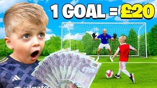 I PAID My SON £20 For Every GOAL He SCORED!