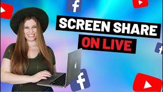 How To Screen Share On YouTube, Facebook, and Twitch Livestreams (On-Screen Tutorial) SUPER EASY!
