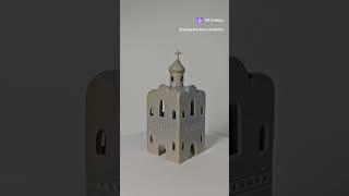 Керамическая церковь-подсвечник ручной работы VK, Inst: a.kazanceva.ceramica #православие #керамика