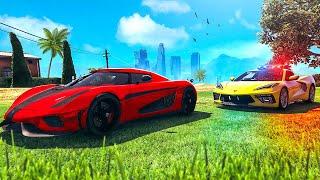 FAKE Cop steals a $4,000,000 SUPERCAR in GTA 5 RP!