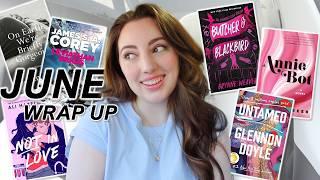 this might be my most CHAOTIC reading month ever | june wrap up