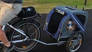 Aosom Pet Trailer perfect for Ebikes