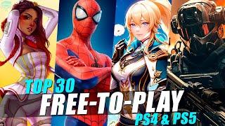 TOP 30 BEST FREE PS4 & PS5 GAMES [2023]  (FREE TO PLAY)