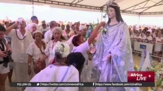 Candomble faithful honor sea goddess in Brazil