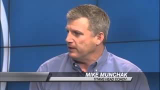 Titans Coach Mike Munchak -- with Nick Paranjape