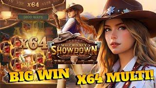 BIG WIN JACKPOT X64 BUY SPIN STRAT  WILD BOUNTY SHOWDOWN  PG SOFT GAMES - PH SLOT 