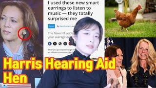 Kamala Harris Hearing Aid. Hen.