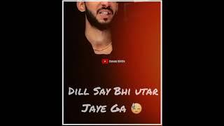 Kabhi socha ni tha ky wo|Muhammad Fahad|Heart touching status|#shorts Zaeem Wri8s