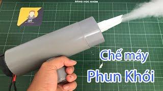 Chế máy phun Khói từ máy sấy tóc hư và ống nước | How to make mini smoke machine from PVC