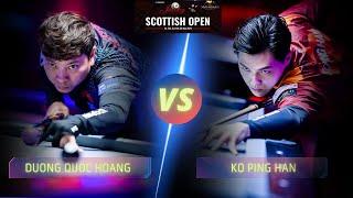 DUONG QUOC HOANG VS KO PING HAN | 2024 JACOBY SCOTTISH OPEN #billiards #9ballpool #highlights