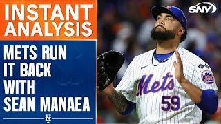 Sean Manaea back to Mets for three years, $75 million, how does rotation fill out now? | SNY