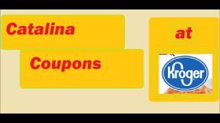 Catalina Coupons at Kroger- A "How-To" Explanation