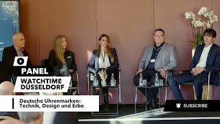 WatchTime Düsseldorf 2024 Panel-Talk: Deutsche Uhrenmarken: Technik, Design und Erbe