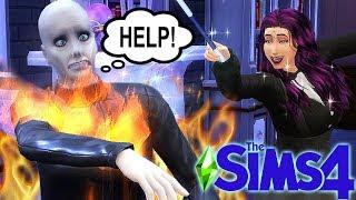 The Sims 4 ...But I SET EVERYTHING ON FIRE Using Magic