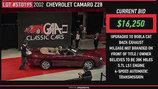 GAA Classic Cars Auction Live Stream