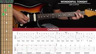 Wonderful Tonight Guitar Cover Eric Clapton |Tabs + Chords|