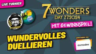 7 WONDERS DAY + Verlosung | Turnier & Spielvorstellung @AsmodeeDe