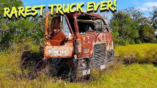 I found the RUSTIEST SEMI on Earth sitting in a field for 25 years! Will it run?