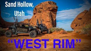 Sand Hollow UT Trail Guide | “West Rim” (easy) | RZR Turbo S Velocity- Turbo S Dynamix Rock Crawling