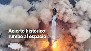 "Un paso rumbo a la civilización espacial" | Nave Starship de Elon Musk logra reingresar a la Tierra