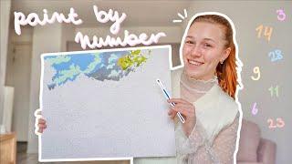 my opinion on paint by numbers for beginners *paint w/ me*