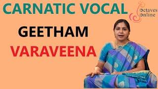 Geetham : VaraVeena - Ragam : Mohanam (learning mode)