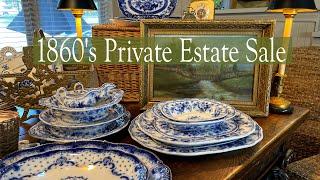 **YOU MUST SEE THIS!** 1860's PRIVATE ESTATE SALE HAUL ~ VINTAGE THRIFTED & FLEA MARKET FINDS