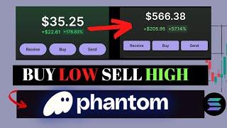 Turn $40 to $400 Trading On Phantom Wallet - FIND HIDDEN  GEMS