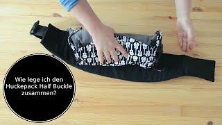 Anleitung Huckepack Half Buckle - Babytrage zusammenlegen