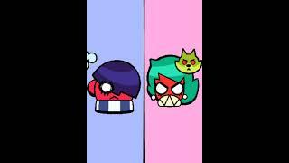 brawl stars edit lola x fang x,edgar x colette #brawlstars#edit#capc #capcut#animation#shorts