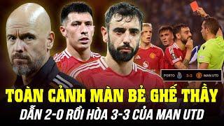 TOÀN CẢNH MÀN BẺ GHẾ THẦY, DẪN 2-0 RỒI HÒA 3-3 CỦA MAN UTD: FC PHẢN THẦY ĐÃ LỘ DIỆN?