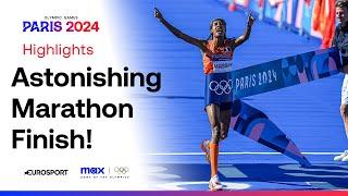 SENSATIONAL Gold Medal Win For Sifan Hassan  | Women's Marathon #Paris2024 #Olympics