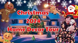 BEAUTIFUL CHRISTMASHOME DECOR TOUR! Gingerbread Lovers Dream! 2024