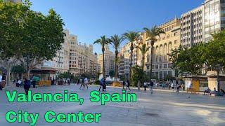 Valencia City Centre Walkthrough: Discovering the Heart of Spain's Hidden Gem [4K]