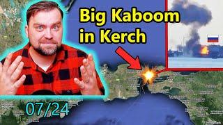 Update from Ukraine | Kerch strait Ferry Connection was Hit by Ukraine. Is the Kerch Bridge Next?