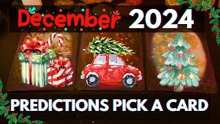 PICK A CARD  DECEMBER 2024 PREDICTIONS ️