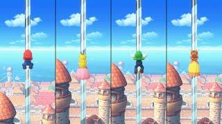 Super Mario Party - Mario vs Peach vs Luigi vs Daisy - Square Off (Master Difficulty)