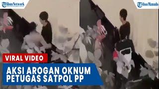 VIRAL AKSI AROGAN PETUGAS SATPOLPP DIDUGA TERJADI DIKOTA CIMAHI