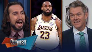 Lakers are ‘1000 percent’ a title contender, LeBron in the MVP conversation? | FIRST THINGS FIRST