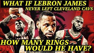 WHAT IF LEBRON JAMES NEVER LEFT CLEVELAND #lebronjames #clevelandcavaliers #lakers