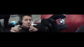 Pym Tech Scene! Hawkeye & Civil War Scenes Side By Side!