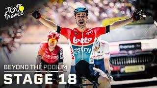 Victor Campenaerts' charismatic day on Tour de France Stage 18 | Beyond the Podium | NBC Sports