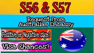 S56 AND S57 Request || Visa Chances ||Australian Embassy ||Sheraz Muzaffar