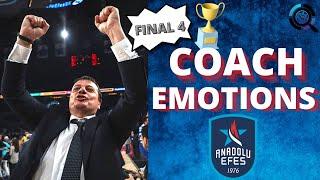 Ergin Ataman Emotions in Euroleague Final Four | Coach Mic'd up